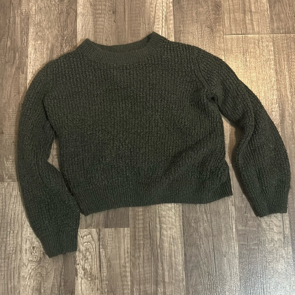 Dark green sweater